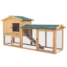 Wooden Pet Rabbit Hutch Bunny