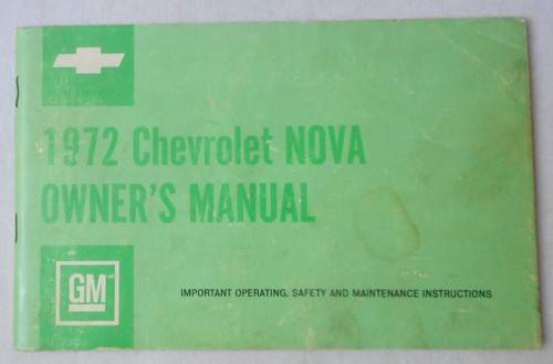 1972 chevrolet nova owners - 1972,