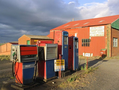 Photo petrol pump old - photo,