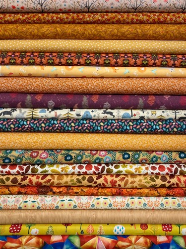 Autumn cotton fabric - cotton, halloween