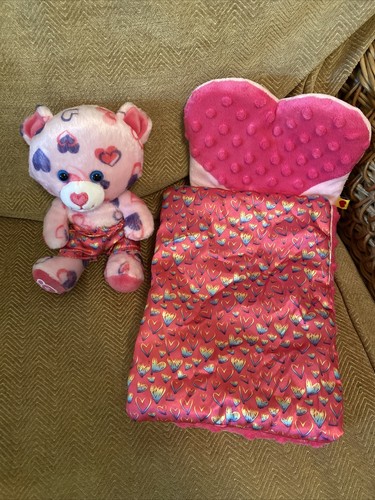 Build bear buddies pink - a,