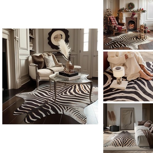 Jinchan 3x5 zebra print area - print,