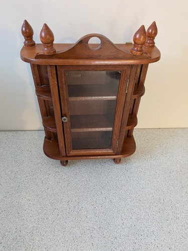 Vintage curio cabinet wall - vintage, cabinet,
