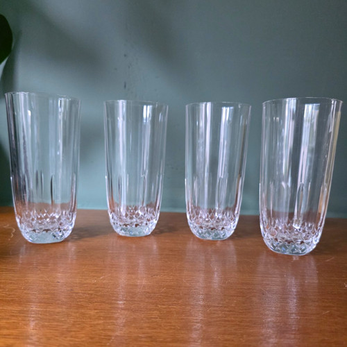 Set cut crystal highball - set, of