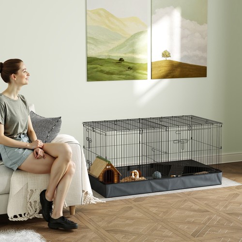 Pawhut guinea pig cage - pig, 2