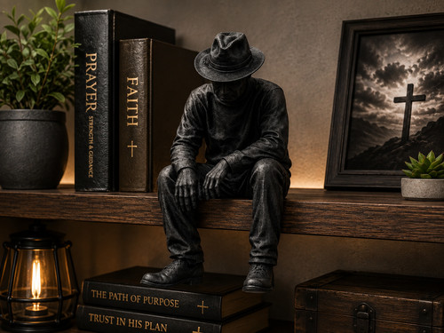 Sad freddy krueger - sad, shelf
