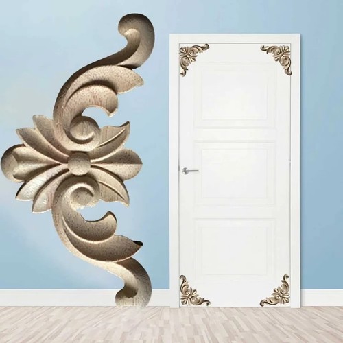 4pcs wooden carved corner - 4pcs,