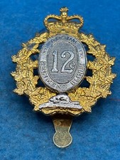 Canadian Army QC Cap badge 12 Regiment de Blinde (001)