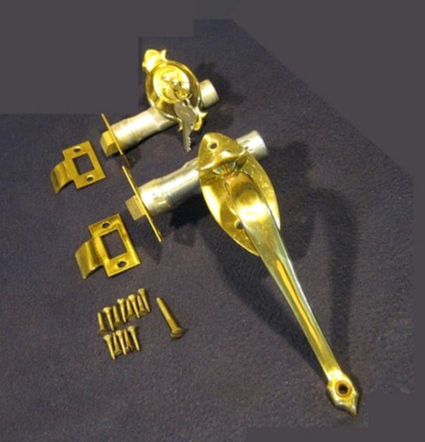 Vintage entry lock set - lock,