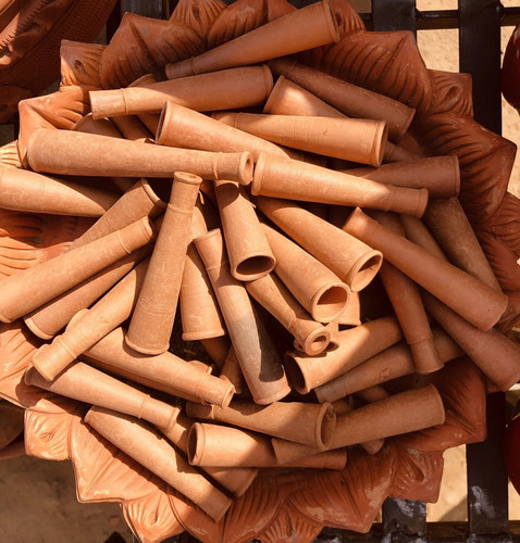 Handmade clay chilam - 2,