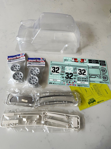 Tamiya 58211 clear mini cooper - clear,