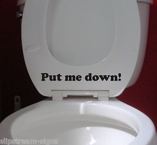 Put Me Down waterproof toilet