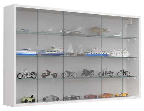 Hanging display cabinet wall