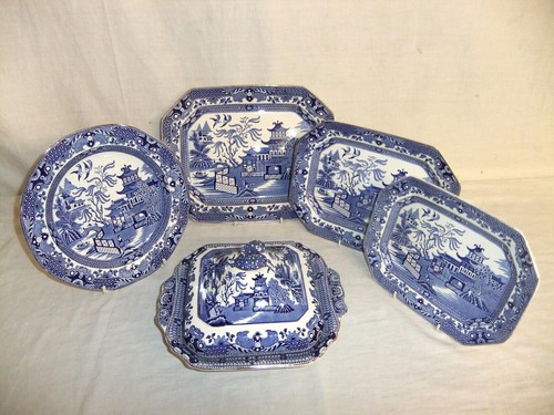 Burleigh ware willow - ware,