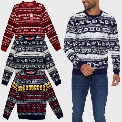 Christmas xmas jumpers - christmas, mens