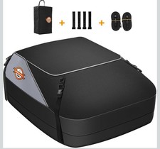 Sailnovo Car Roof Box 16 Cubic Feet Foldable Waterproof 1000D with Non-Slip Mat