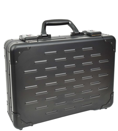 Carbon aluminium attache case - aluminium,