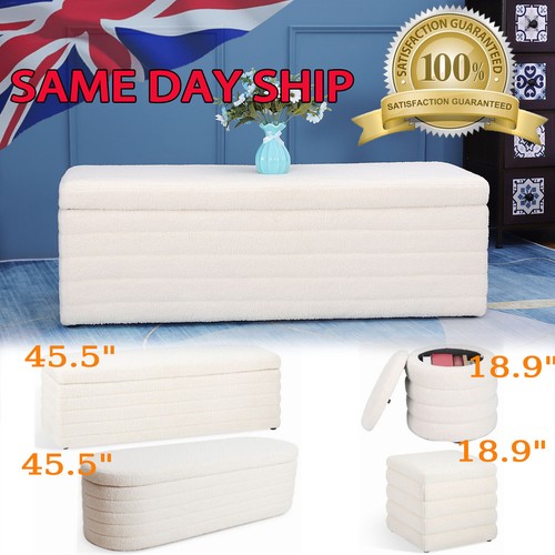 Upholstered ottoman storage - ottoman,