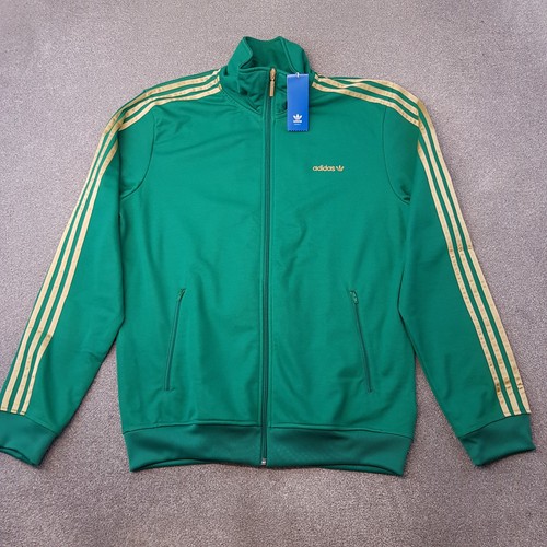 Adidas track jacket green - track,