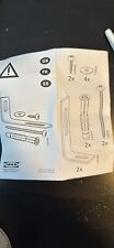 NEW SEALED GENUINE IKEA ANTI TIP SAFETY BRACKET KIT FOR DRAWER CHESTS #327653