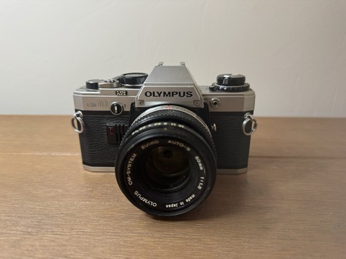 Olympus slr film camera - om-10,
