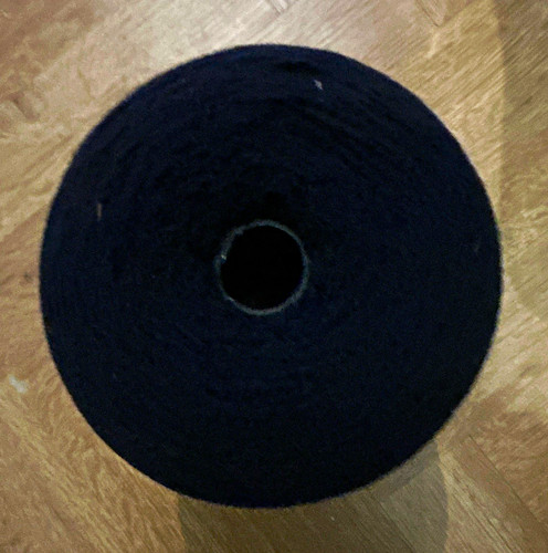 Navy shetland wool ply cone - shetland,
