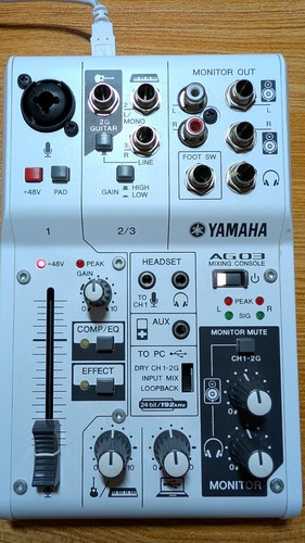 Yamaha ag03 channel - yamaha, (mk1)