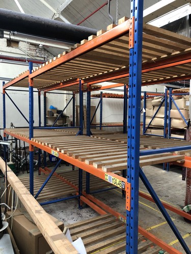 Pallet racking and - and, used