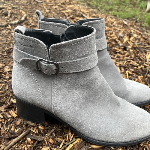 Tamaris grey suede - tamaris, boots