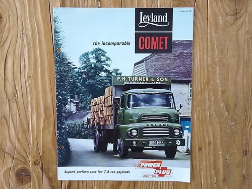 Leyland comet brochure 1961 - comet,