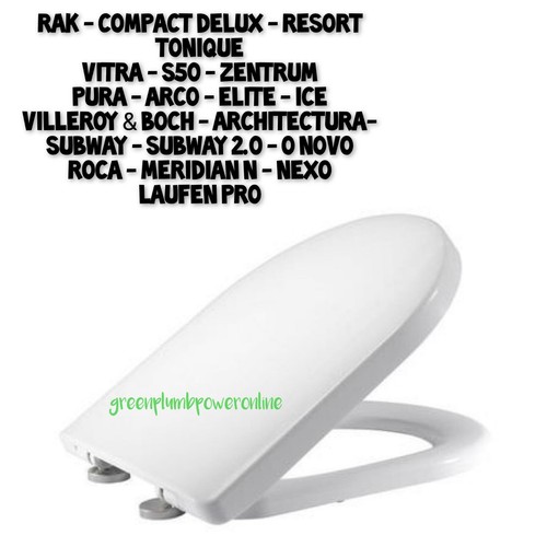Soft close seat - seat, replacement