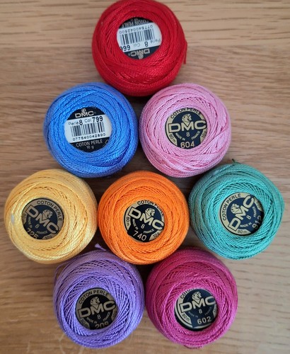 Dmc cotton perle - 8x,