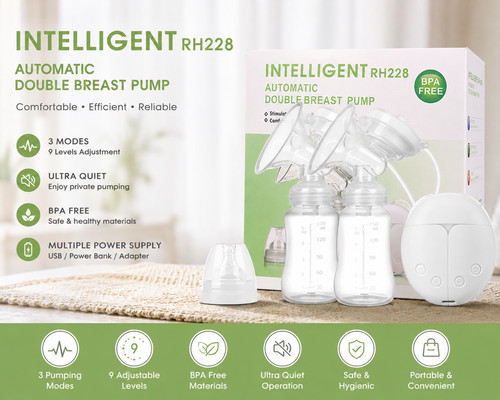 Double electric breast pump - double,