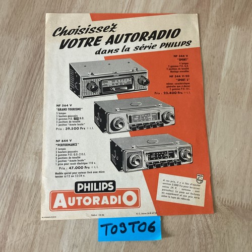Philips transistor radio car - radio,