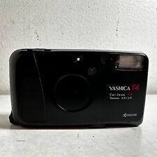 Kyocera Yashica T4D Carl Zeiss Tessar Black 3.5 Optical Zoom Compact Camera