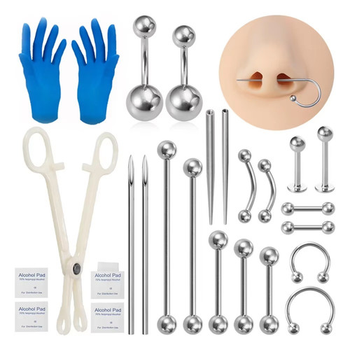 Body piercing kit professional - piercing,