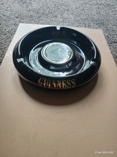 Guinness ceramic ashtray - ceramic,