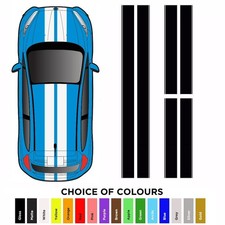 Car Vinyl Stripes Bonnet, Roof