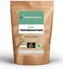 Organic 7 Mushroom Blend - Reishi Shiitake Maitake Lion’s Mane Cordyceps 