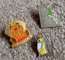 3x WADE Enamel Pin Badges