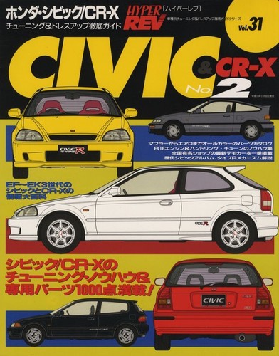 Book honda civic cr - civic, cr-x