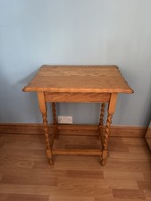 Antique Solid Oak Piecrust