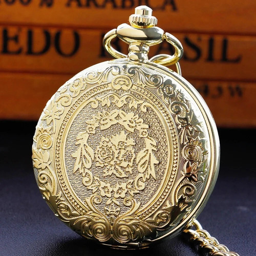 Gold luxury pocket - pocket, watch