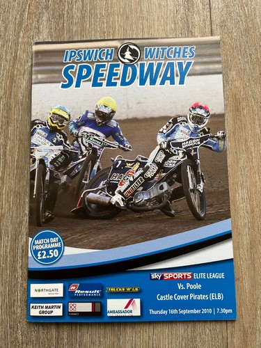 Ipswich speedway programme16th - ipswich,