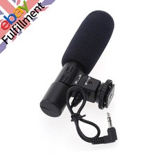 3.5mm DV Stereo Microphone Mic For Nikon D7000 D300s D5100 D5300 D3300 D3200 G