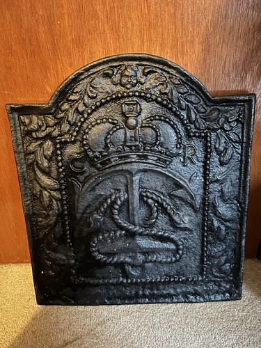Antique fire back english - fire, back,