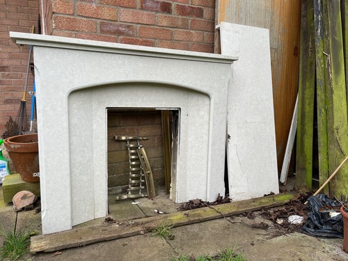 Stone fire surround - stone, excellent
