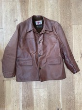 Aero Leathers' Vintage coat; Horsehide/Alpaca Men's size 46 Used Excellent