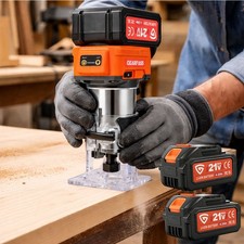 21v cordless wood router - 21v,
