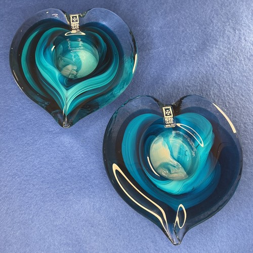 2012 mdina glass pair - 2012,